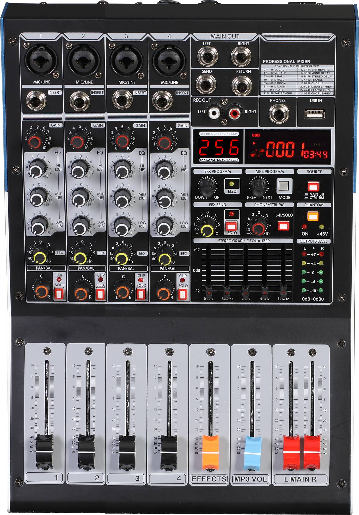 PMN-4 PMN-6 PMN-8 Powered Mixers
