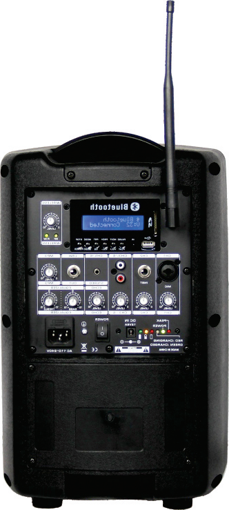 BPS08C-MP3-1 Battery Powered Speaker Systems