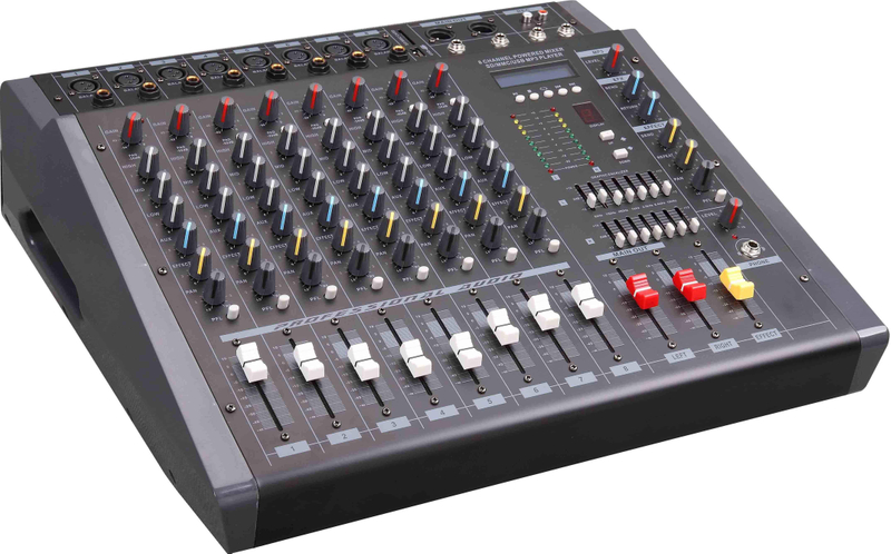 PMS608 PMS808 PMS1208 PMS1608 Powered Mixers