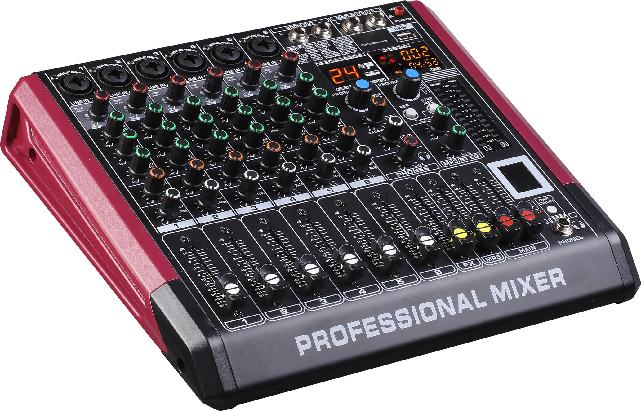 M-4N M-6N M-8N Professional Mixer Console