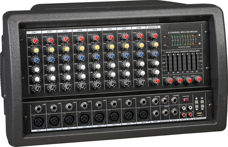 CPM-M8 CPM-M8DSP Powered Mixers
