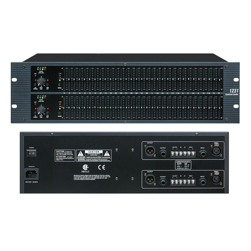EQ1231 Dual 31 Band graphic Equalizers