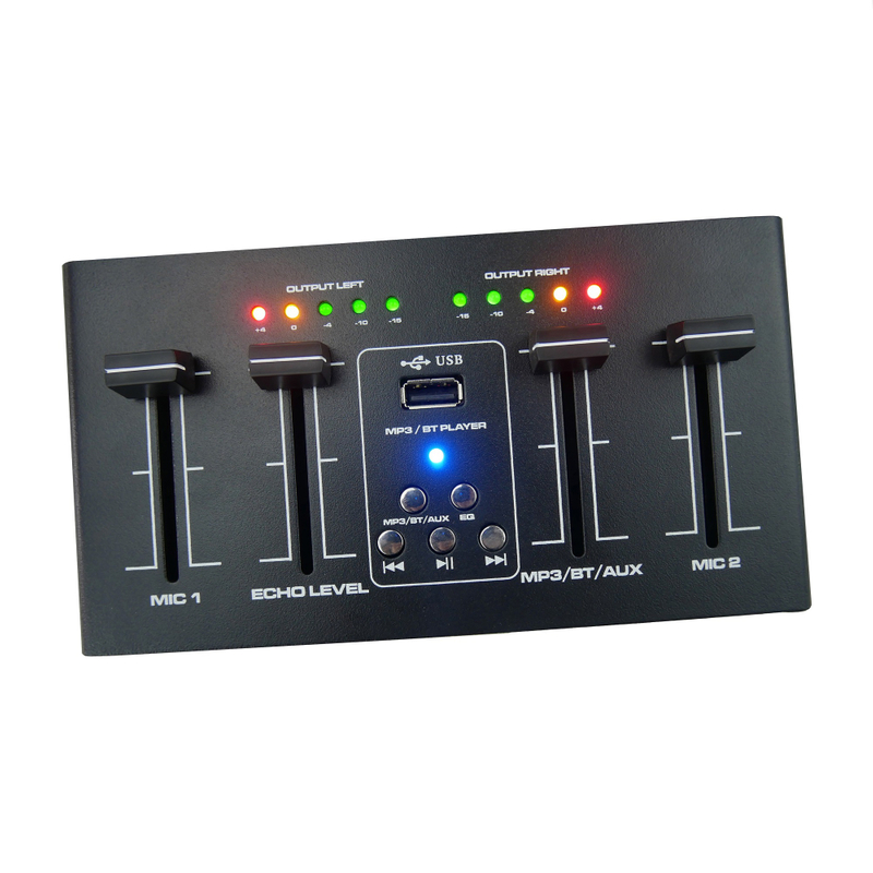 DJM54E-BT 2 mic inputs with echo DJ mixer