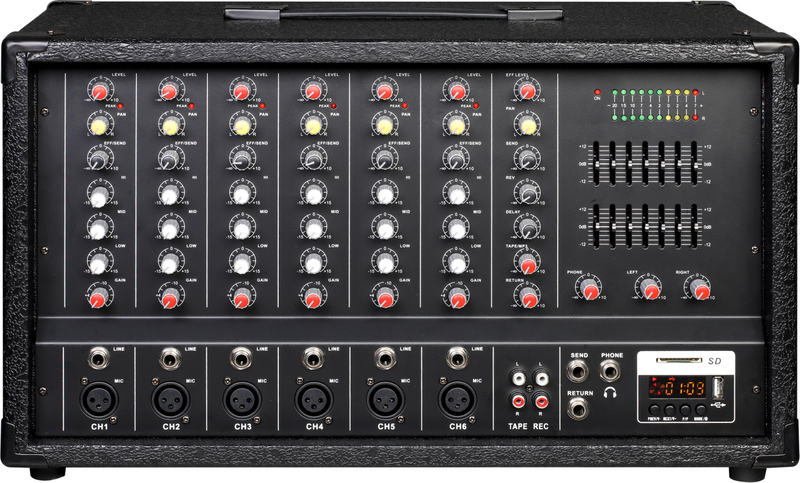CPM-C6 CPM-C8 CPM-C10 CPM-C12 Powered Mixers